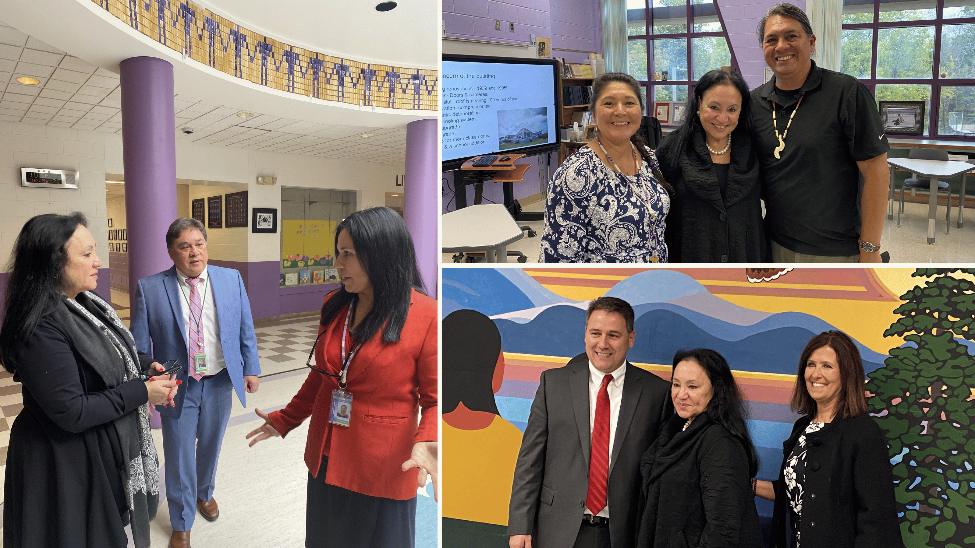 Commissioner Rosa visiting schools