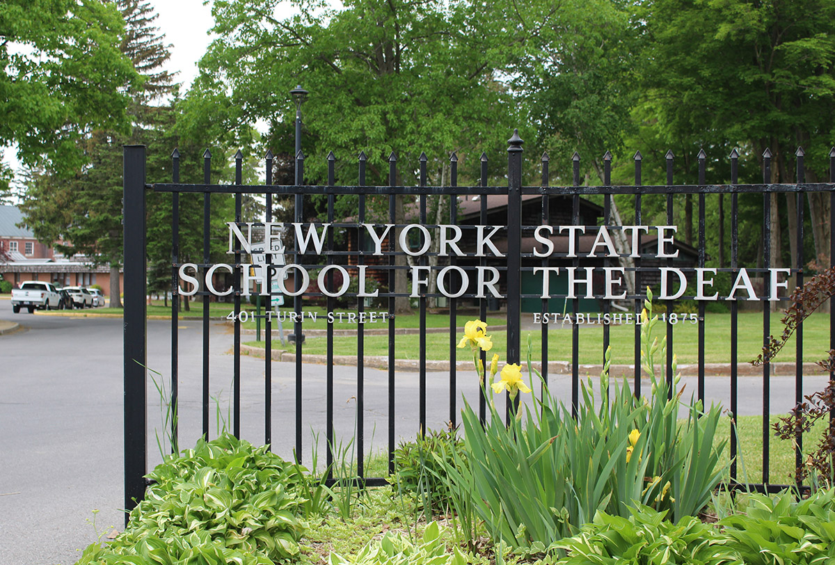 New York State School for the Deaf Front Gate