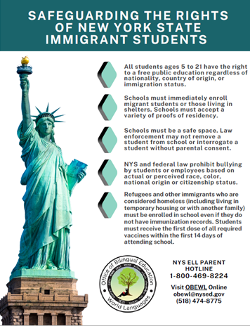 SAFEGUARDING THE RIGHTS OF NEW YORK STATE IMMIGRANT STUDENTS