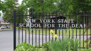New York State School for the Deaf Front Gate